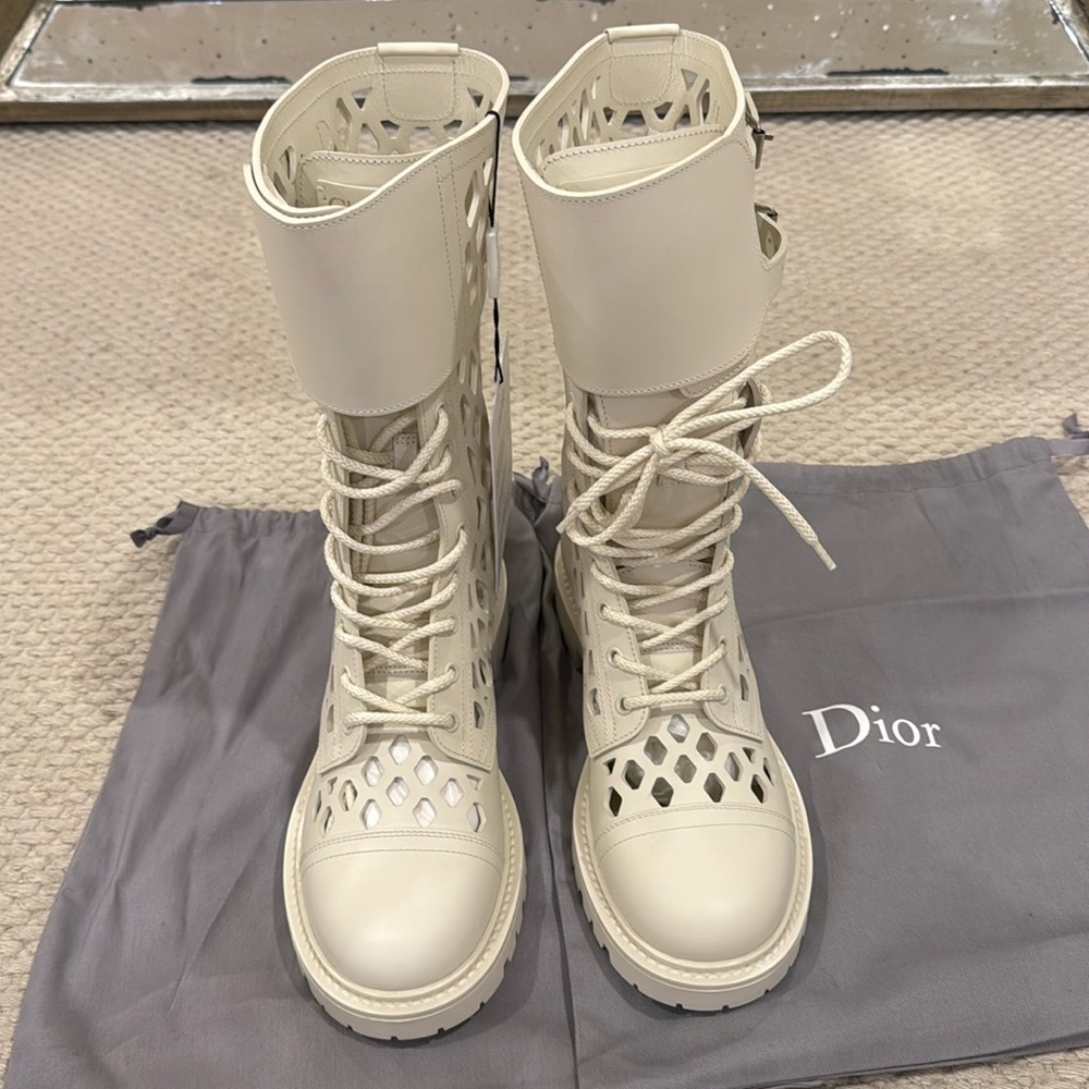 Brand New Dior Calfskin Boots